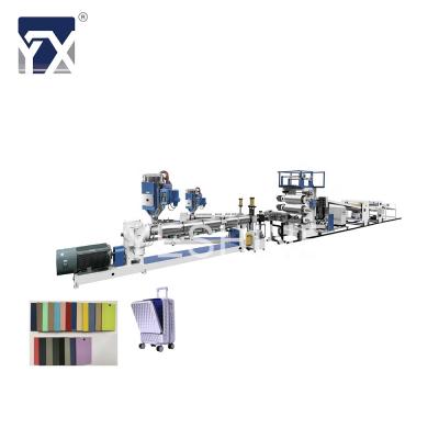 China Hard Sheet YESHINE ABS PC Luggage Bag Making Machine in Whole Production Line for sale