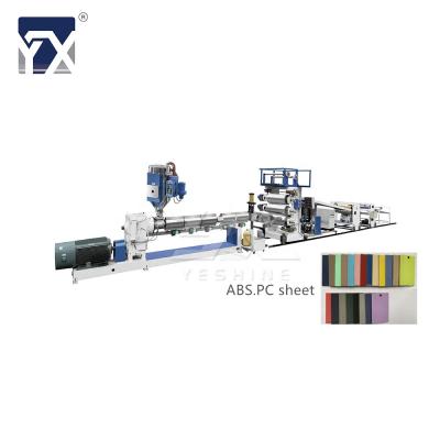 China Hard Sheet Yeshine Luggage PC ABS Sheet Making Machine for sale