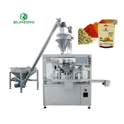 China Food Bag Spice Powder Packing Machine Standup Chilli Powders Small Packing Machine Spice Packing Machine for sale