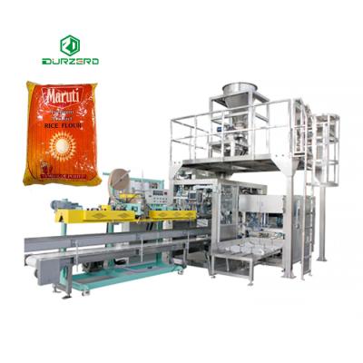 China Full Automatic Food Flour Packing Machine 10kg Flour Packing Machine Flour Rice Sugar for sale