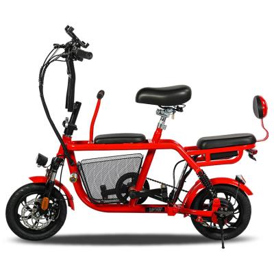 China Aluminum Alloy Wholesale OEM Moped Scooter Two-wheel Electric Bicycle City Adult Electric Bike for sale