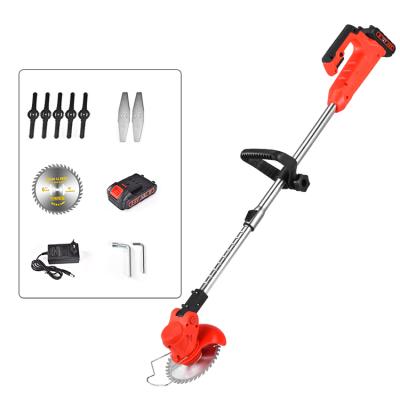 China Grass Trimmer String Cordless Grass Cutting Machine Lawn Multifunctional Small Household Lawn Rechargeable Lawn Mower for sale