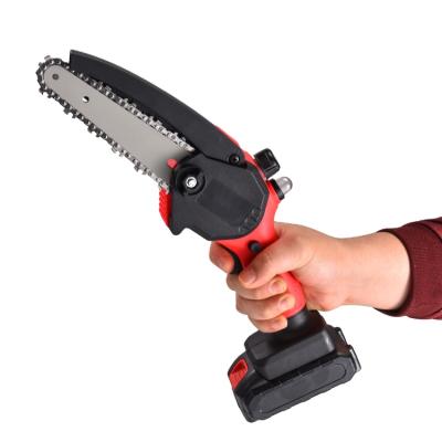 China Factory Supply High Quality Wholesale Portable Lithium Battery-powered Wood Cutter Electric Chainsaw for sale