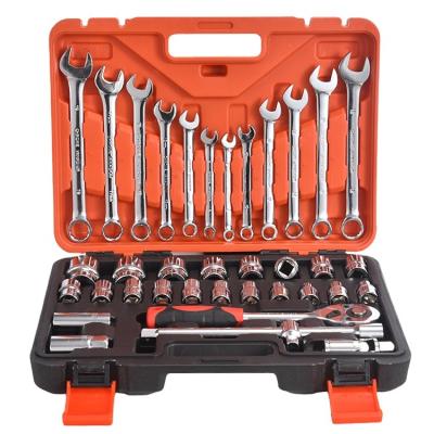 China Sell Hot Wrench Set Ratchet Spanner Tools 37pcs Sleeve Wrench Socket Spanner Set for sale