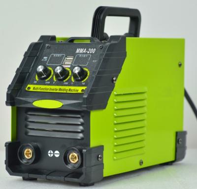 China Custom High Frequency Portable Micro 220v IGBT Arc Mma Welder Mini Inverter Mma-200 Welding Machine for sale