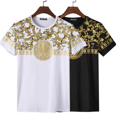 China Playeras Hombre Rhinestone KEROSENE Printing Men's T-shirt Fashion Design Flower Animal T-shirts Estampadas Of Breathable Mens T Shirts for sale