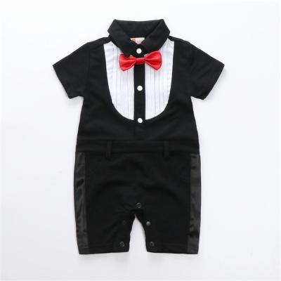 China One Piece Romper VitaG Dropshipping Summer Boys Clothes New Baby Gentleman Anti-Shrink Overalls Short Sleeve for sale