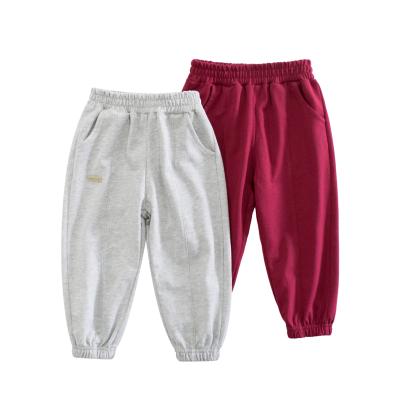 China VitaG Dropshipping New Pattern Fashion Kids Sport Anti-pilling Pants Comfortable 100% Cotton Girls Pants Loose 1-7y for sale