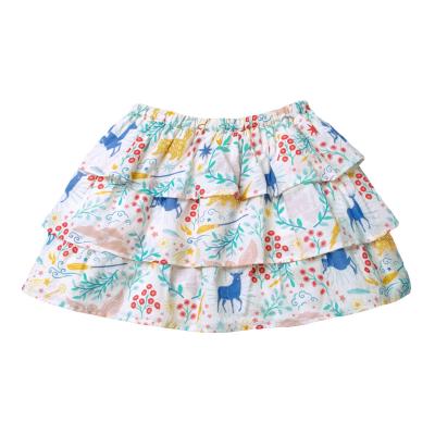 China European and American new summer VitaG Anti-wrinkle pretty forest deer knitted cotton comfortable children's clothing girls short skirts for sale