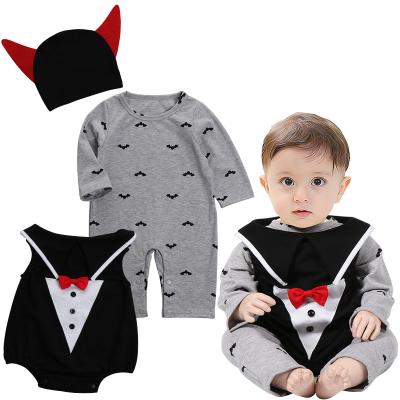 China 100% Cotton VitaG Kids Jumpsuits Autumn Halloween Gilrs Vampire Bat Demon Costume Baby Rompers Cool Dropshipping for sale