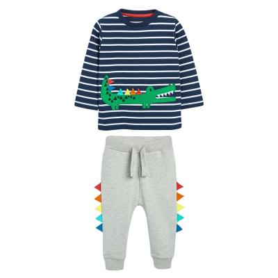 China Wholesale Casual VitaG Dropshipping Autumn Winter Comfortable Cotton Long Sleeve Baby Kids Clothes Sets Best Price Kids T-shirt for sale