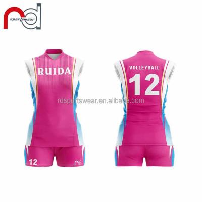 China Custom logo sublimated volleyball tank top sportswear M designer team volleyball wear printing uniform for sale