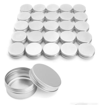 China Personal Care Skin Care Packaging 50g/50ml Aluminum Tin With Lid For Cosmetic Cream for sale