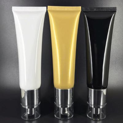 China Washable Deluxe BB Cream Tube Spray Pump Soft Base Container For Skin Care Tube for sale