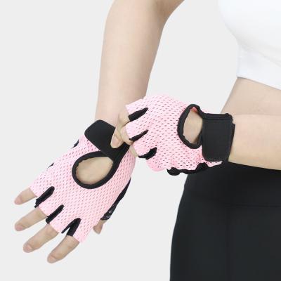 China 2021 Summer Sports Fitness Unisex Spring And Half-finger Mitts Breathable Non-slip Eighthlifting Dumbbell Exercise Mitts for sale