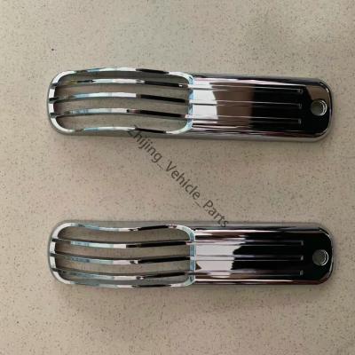 China Danyang Factory Chrome Beacon Light Japan Chrome Side Door Lamp Cover Truck Body Spare Parts Rubber For Isuzu Deca 270 320 for sale