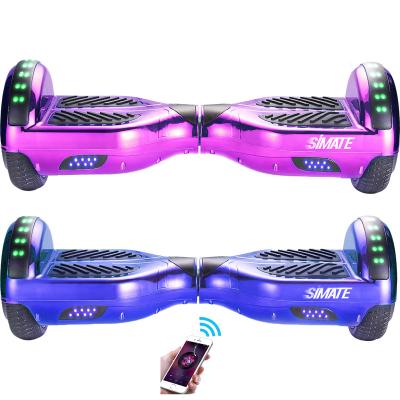 China Kid USA 6.5 Inch Self Balance Hoverboards For Kids LED Light CE UL2272 P6 Hover Electric Scooter for sale