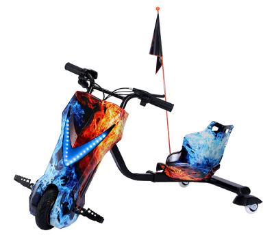 China Three Wheel Unisex Electric Kids Drifting Scooter Drift Tricycle for sale