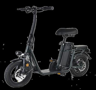 China Hot Selling e-Bike 2 Wheel Fat Tire Carbon Steel Electric Bike for sale