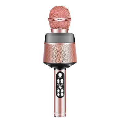 China OEM Q7 Q9 H8 WS858 USB Microphone Handheld Multifunctional Led Karaoke Kareoke Speaker Wireless Microphone For Home KTV for sale