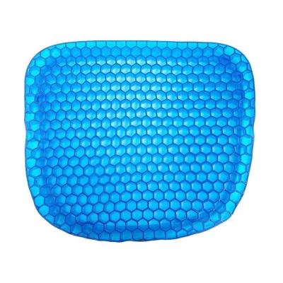 China PORTABLE 600g weight double seat gel seats silicone egg cushion memory gel egg chair childcare cooling pad for sale