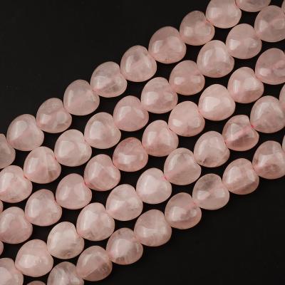 China Wholesale Pink DIY Jewelry Bracelet Necklace Accessories 10MM Mini Crystals Hearts Beads DIY for sale