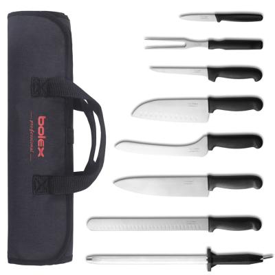 China professional chefs knives set muffin bag kits culinary school sets catering and food service supplies equipments EMAIL: sales4@bolexknife.com for sale