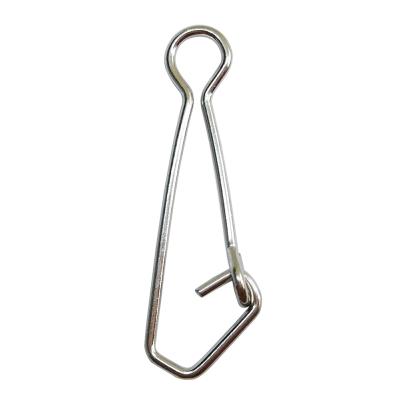 China 1000 Pieces/Bag Stainless Steel Duolock Fishing Tackle Snap, Ice Fish Hook Clips Connector for sale