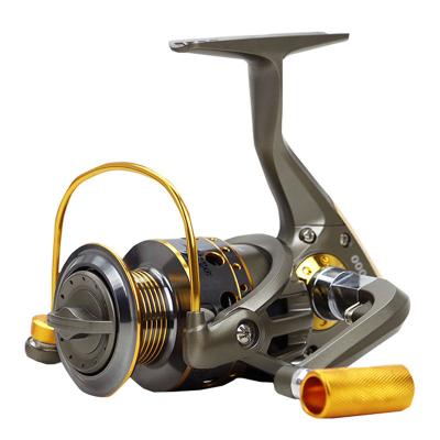 China 5.1:1 10BB Reel Spinning Carp Fishing Reel 1000-7000 Series Aluminum Reel Spinning Wheel Sledge for sale