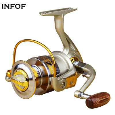 China 500-9000 Series Remote Lathe Spinning Wheel Fishing Reel 5.5:1 12 Bearing Balls Fishing Wheel Spin Reel Fishing Reel 1000-9000 Series for sale