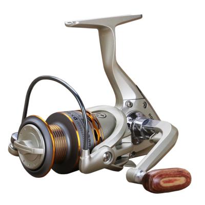 China Free Shipping Spinning Fishing Reel Fishing Reel Wooden Professional Hand Grip 12+ 1BB Left/Right Hand Fishing Reel Rolls 1000-7000 Series for sale