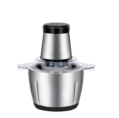 China Stainless Steel Small Kitchen Modern Glass Bowl Electric Chopper Best Meat Chopper Automatic Meat Slicer for sale