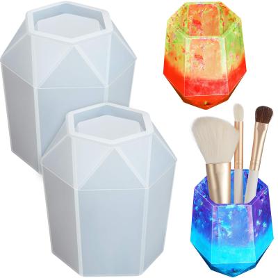 China Europe DIY Cup Resin Silicone Mold for DIY Jewelry Container, Lipstick Holder, Craft Bottle for sale