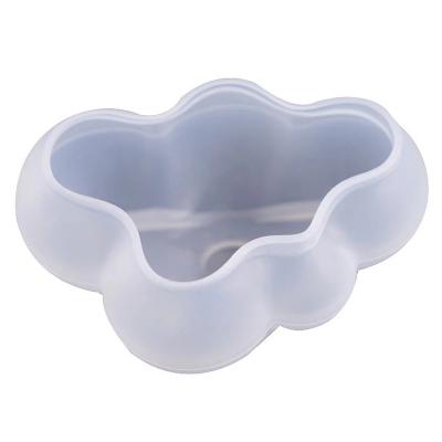 China 3D Cloud Shape Silicone Mold Resin Viable Casting Molds Soap Candle Molds For Epoxy Resin Crystal Crafts Handmade DIY Decorations for sale