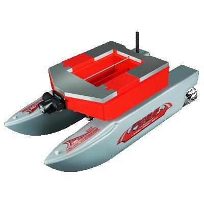 China Latest Model Wind Resistance 500m 3.8kg Bait Max Weather Light Controller Remote Control Bait Boat 600*285*230mm for sale