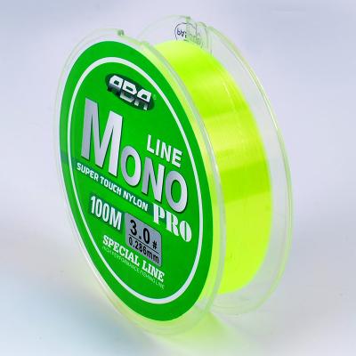 China ABA 150m A10 Japan High Tensile High Tensile Clear Nylon Monofilament PVC Fishing Line for sale