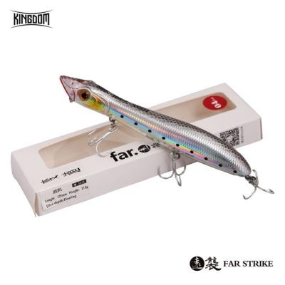 China ABS fishing lure china floating snap fishing wobblers 110mm 12.6g, 125mm topwater 17.8g lure for bass pike model 6501 for sale