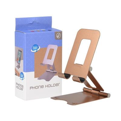 China Multi-angle Adjustable Aluminum Flexible Lazy Desktop Cradle Dock Accessories Home Office Tablet Mobile Phone Holder Foldable Base for sale