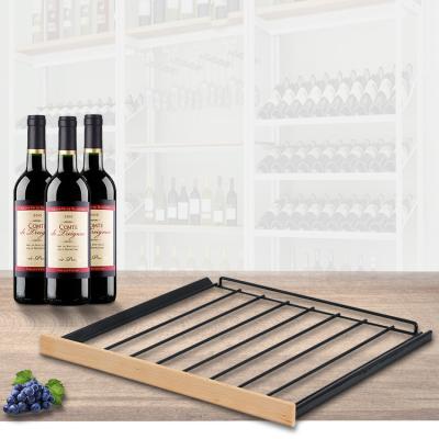 China Good Quality Factory Directly Sustainable Shelf Metal Shelves Wine Bottle Display Rack for sale