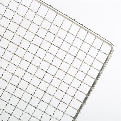 China Dustproof Custom Shapes Round Stainless Steel Barbecue Wire Mesh Barbecue Wire Mesh for sale