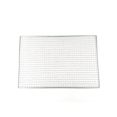 China Round Dustproof Non-Stick Net Instant Stainless Barbecue Grill Net Grill Net for sale