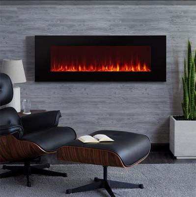 China Hotel Wall Mounted Electric Fireplace Hanging Decorative 3D Wall Panels Optional for sale