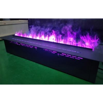 China Hotel 1000mm Built In Water Vapor Fireplace With 3D Heat Steam Fireplace Remote Control Decorative Water Vapor Fireplace for sale