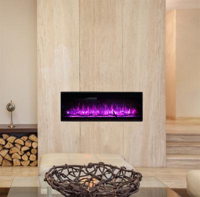 China Modern Hotel Fireplace Wall Mounted Electric Decor Electric Heater Set Heater With Remote Control for sale