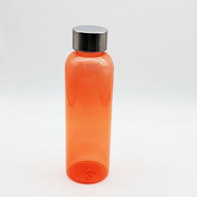 China Hot sale viable tritan plastic water bottle with metal lid for sale