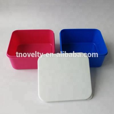 China OEM Microwavable Customized Logo PP Shape Lunch Box Plastic Square Food Container Bento Box for sale