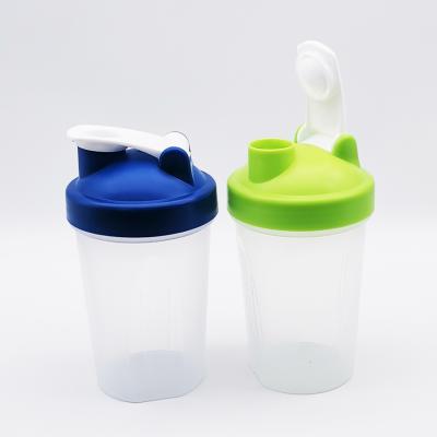 China 400ML Protein Shaker Bottle Sustainable Plastic Water Bottle For Gym for sale