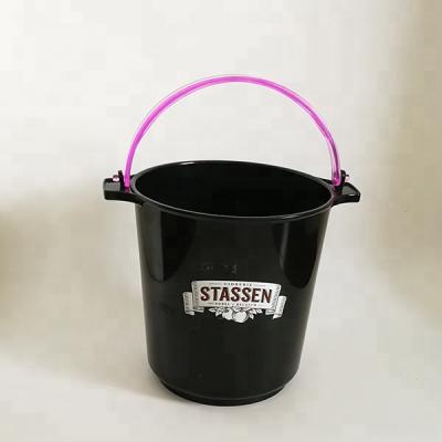 China Sustainable 5L PS Plastic Ice Bucket With Handle for sale