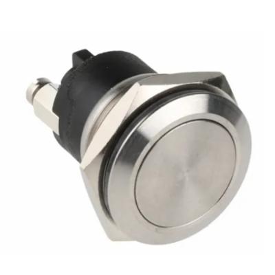 China Highly Wear Resistant Silver Stainless Steel Push Button Switch MP0037 Lossproof Switch Element MP0037 for sale