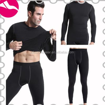 China Antibacterial Custom Mens Dry Fitness Quick Compression Shirts And Pants Men Running And Jogging Performance Wear Shirts And Pants for sale